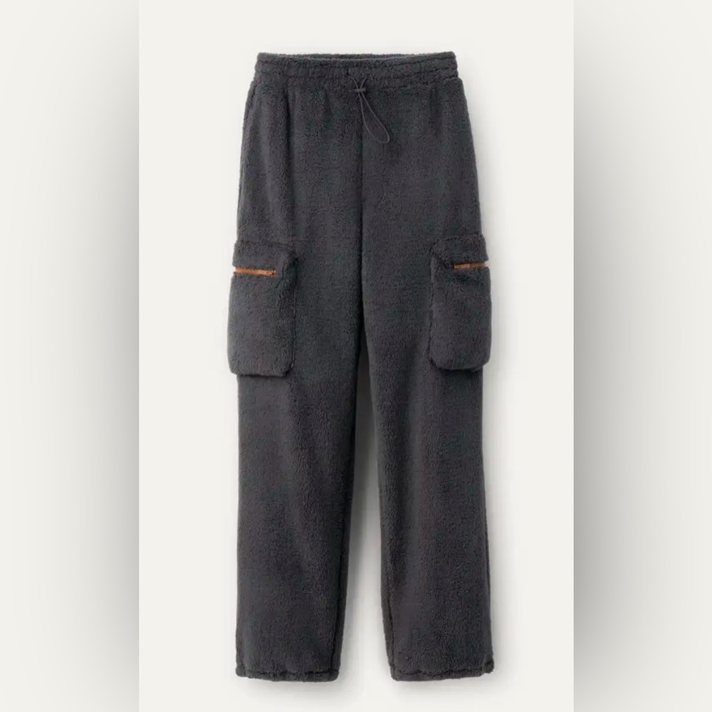 UGG Women's Charcoal Fleece Cargo Pants